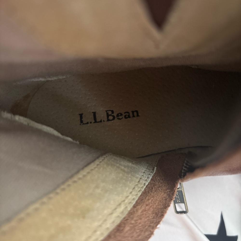 L.L. Bean Tan Leather Boots - Picture 6 of 8